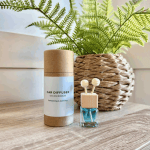 Car diffuser Ocean Breeze, luxury fragrance for cars, fresh and calming scent, Rosy Roo.